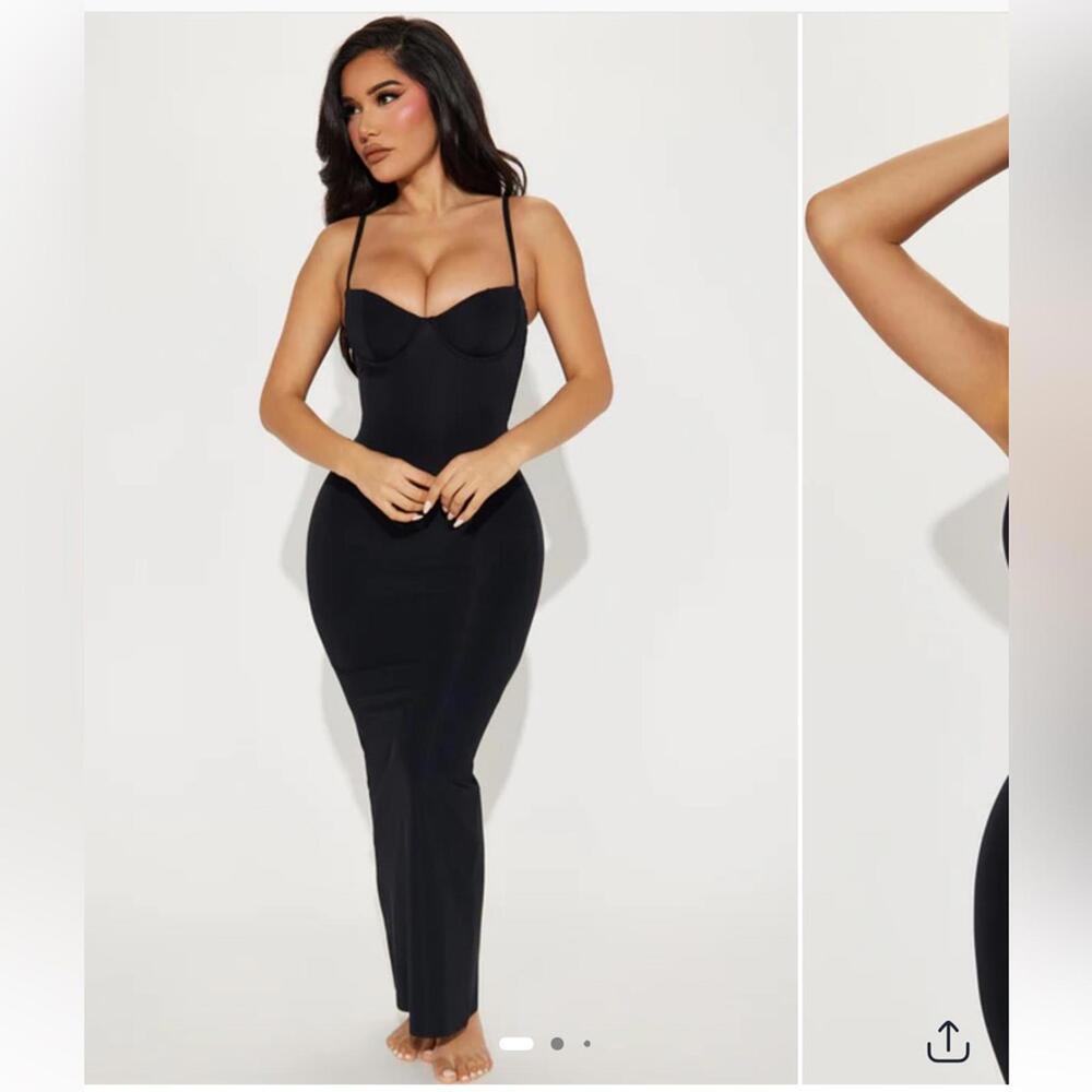 Fashion Nova Black Maxi Dress